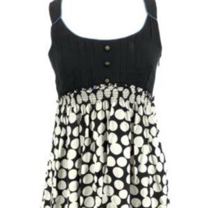 EUC Anthropologie Floreat Women's Size 2 Sleeveless Polka Dot Sleeveless Dress